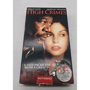 High Crimes (2002, VHS) Former Blockbuster Rental Ashley Judd, Morgan Freeman,
